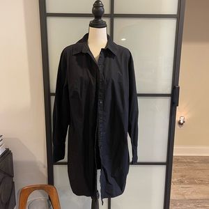 H&M oversized black shirt